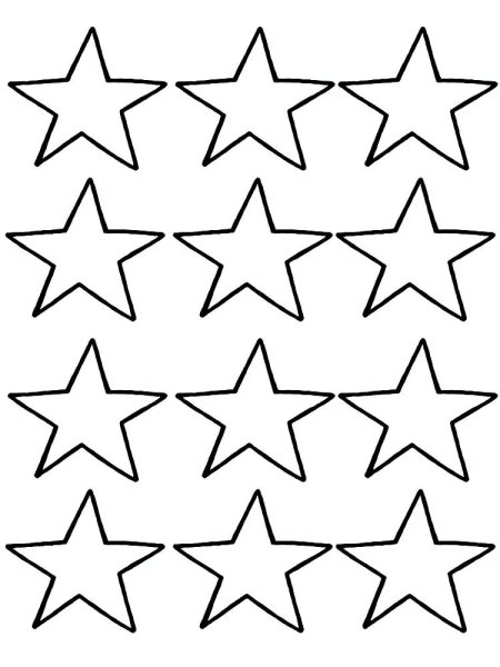 Разноцветные звезды