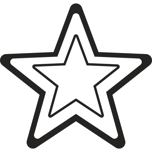 Звезда раскраска