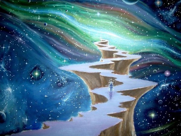 Рисование путь к звездам