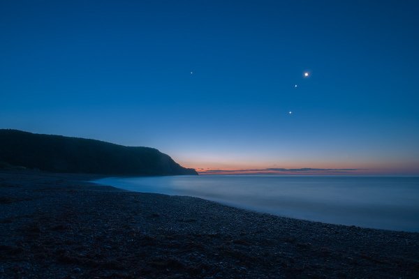 Утренняя звезда над морем