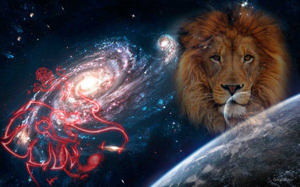Созвездие Льва картина