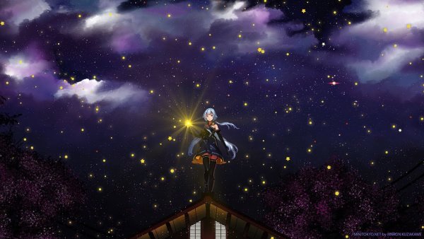 Ночь крыша арт