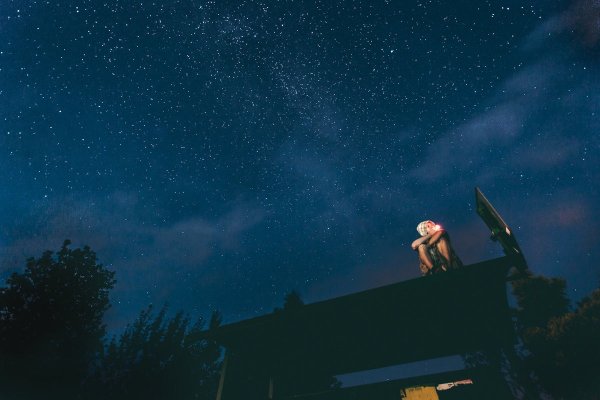 Звездное небо на крыше