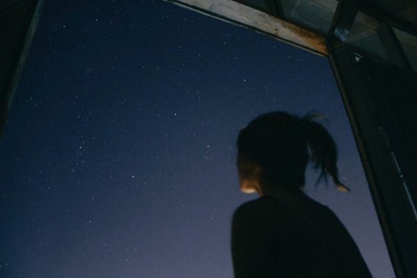 Девушка с небом Эстетика