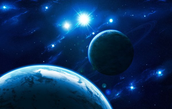 Космос звезды планеты