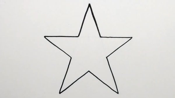 Изображение звезды пятиконечной