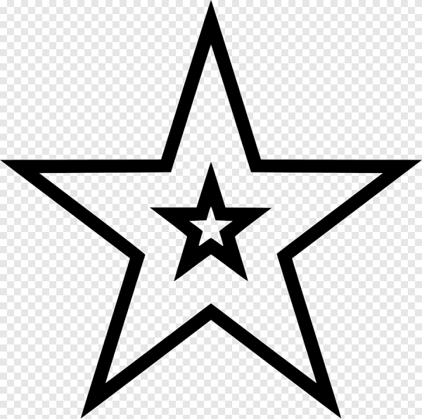 Звезда контур