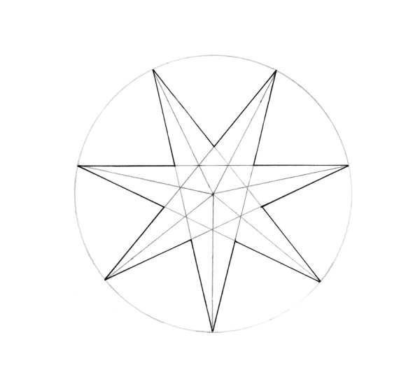 Черная пятиконечная звезда