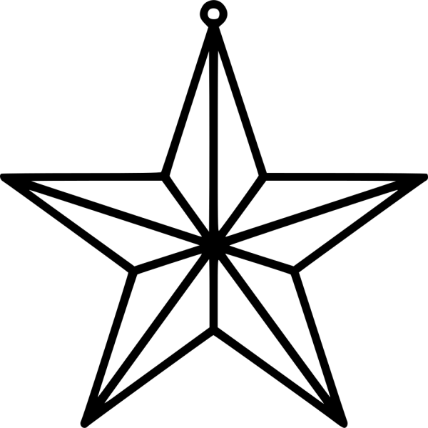 Звезда чертеж