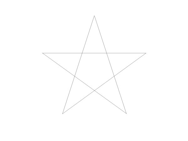 Раскраска звезда пятиконечная