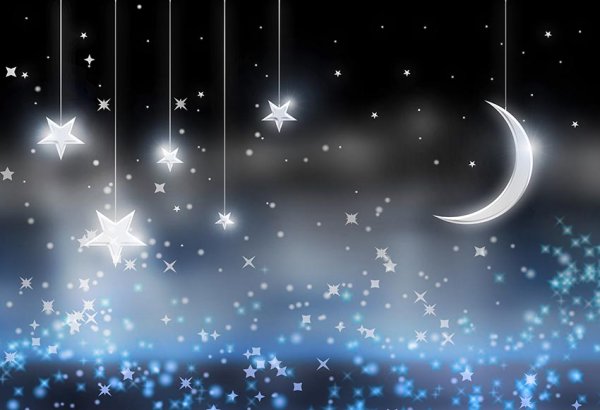 Месяц на небе