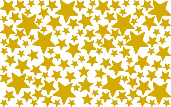 Желтые звездочки на белом фоне