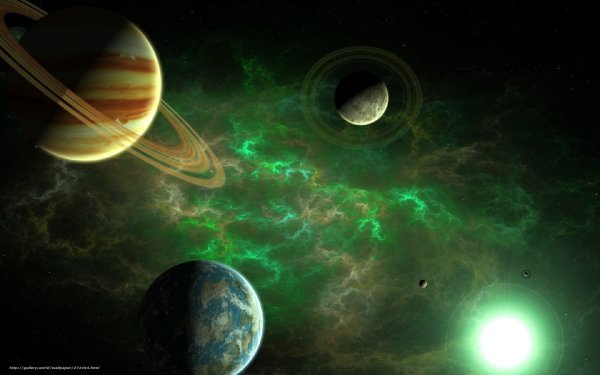 Космос планеты Галактики