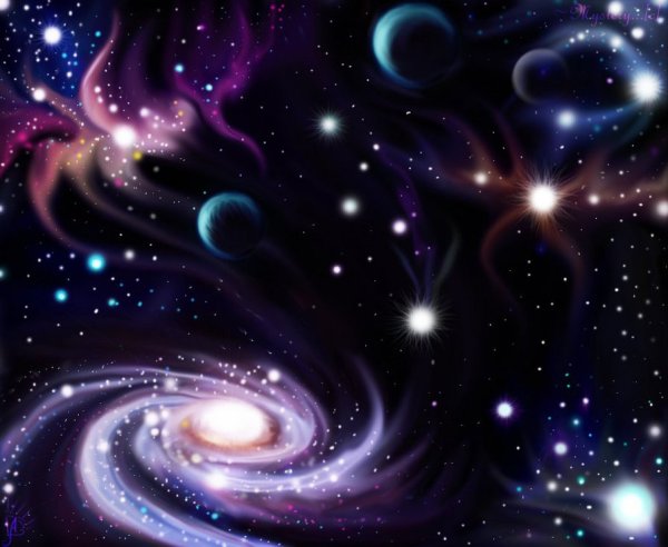 Космос мультяшный