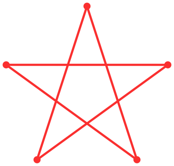 Геометрия пятиконечной звезды