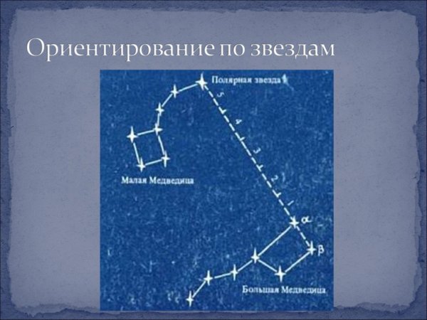 Малая Медведица и Полярная звезда