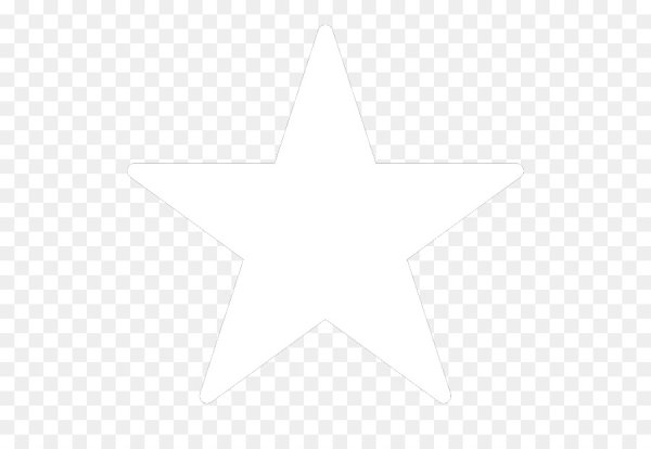 Белая звезда на прозрачном фоне