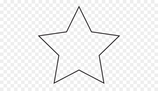 Звезда раскраска для детей