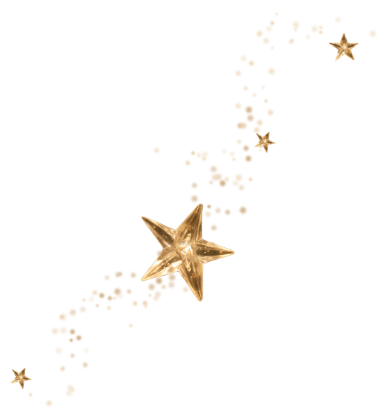 Звезды на прозрачном фоне