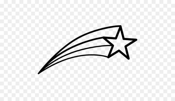 Падающая звезда контур