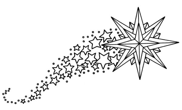 Вифлеемская звезда тату