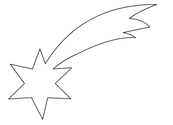 Падающая звезда живопись