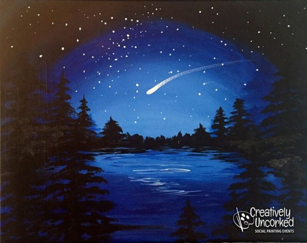 Падающая звезда эскиз