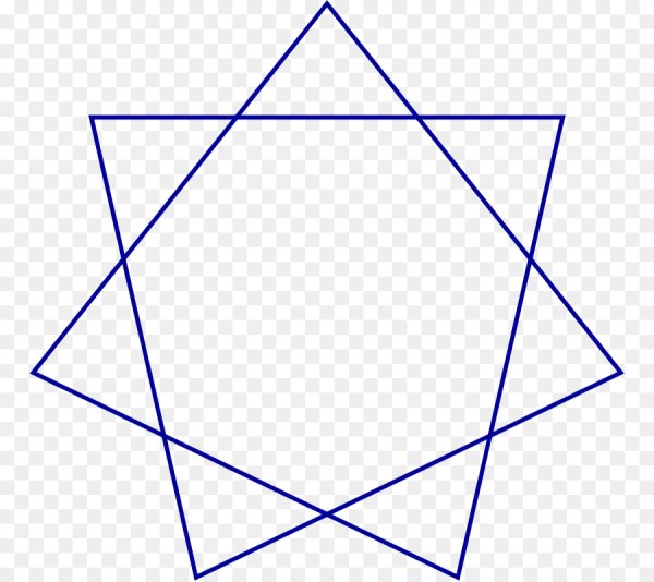 Чертеж шестиконечной звезды