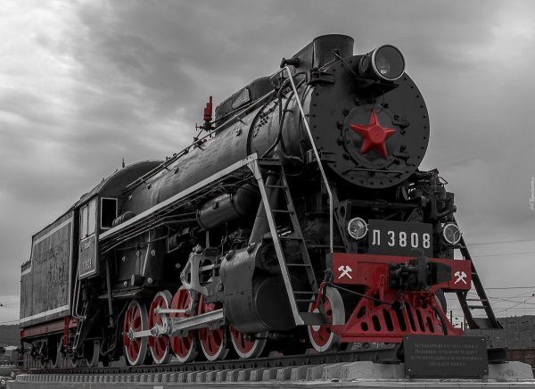 Паровоз л 3864
