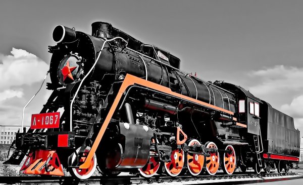 Черный паровоз