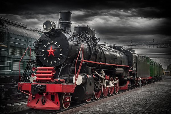 Постер паровоз