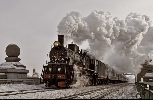 Советский военный паровоз