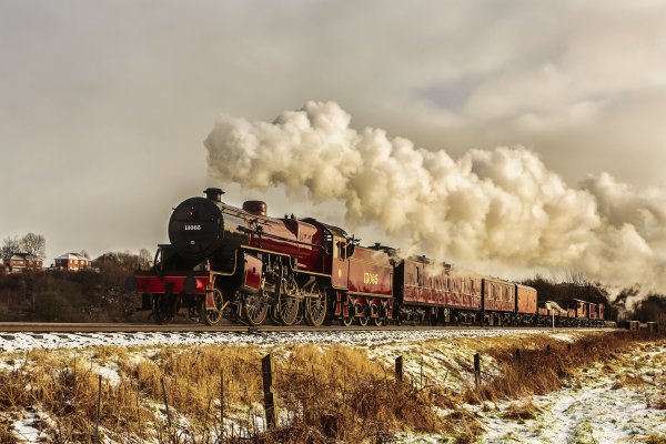 Паровоз обои