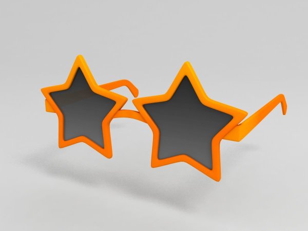 Очки в стиле диско