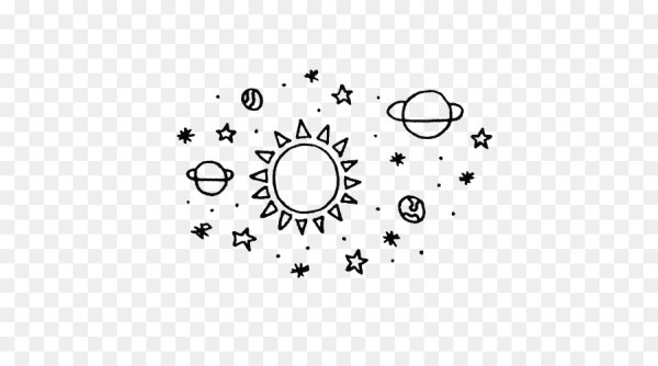 Космос на прозрачном фоне