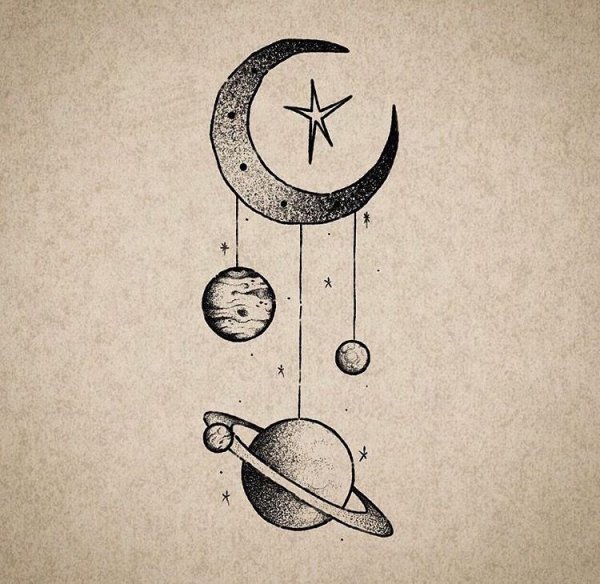 Раскраска предметы космоса