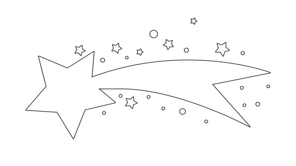 Раскраска звездное небо для детей