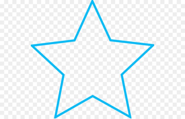 Звезда с голубой окантовкой