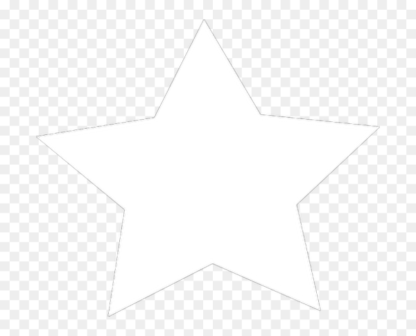 Белая звезда на прозрачном фоне для фотошопа