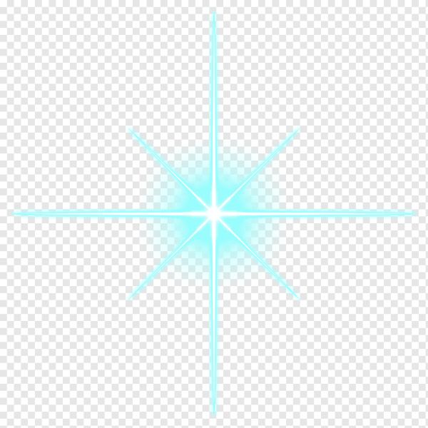 Сияющая звезда на прозрачном фоне