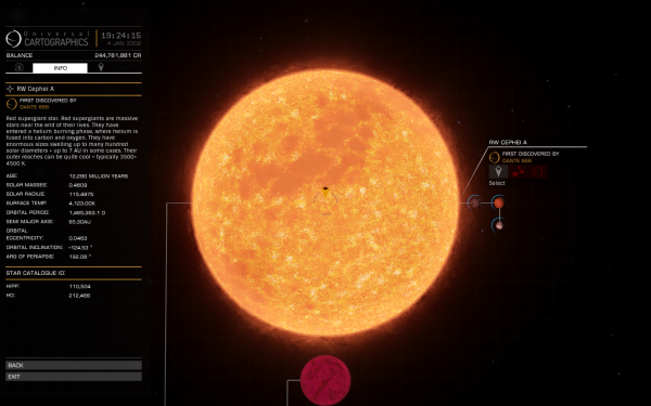 МЮ Цефея звезда