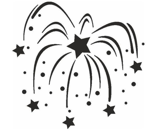 Фейерверк для вырезания