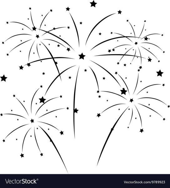 Трафареты для рисования салюта для детей