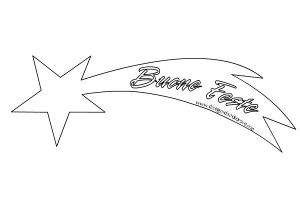 Комета трафарет