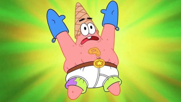 Патрик загорает