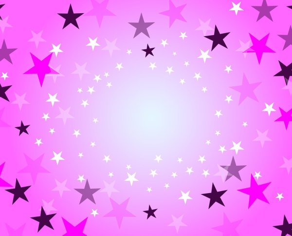 Сиреневый фон со звездами