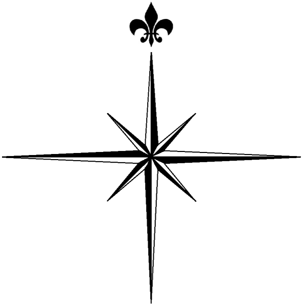 Восьмиконечная звезда роза ветров