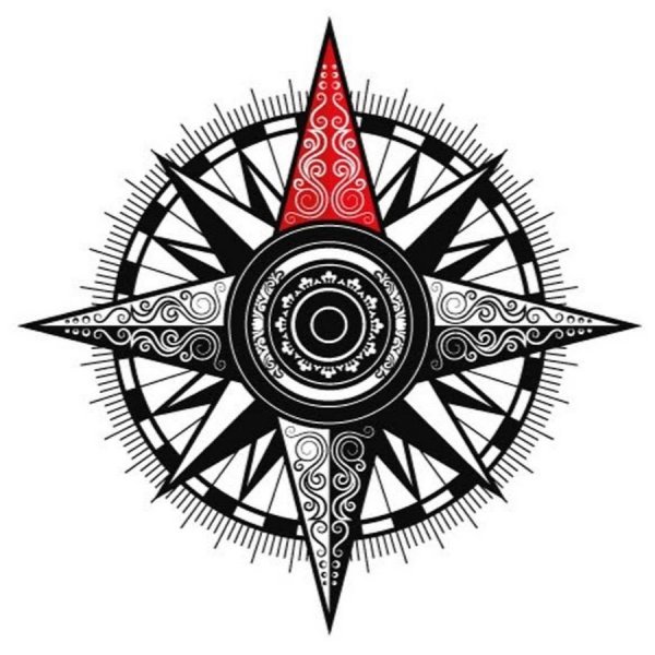 Роза ветров Север справа