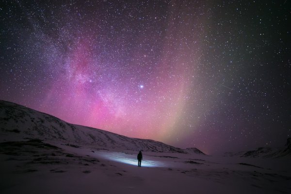 Северное сияние Таганай
