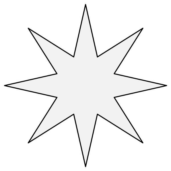 Трафарет Звёздочки